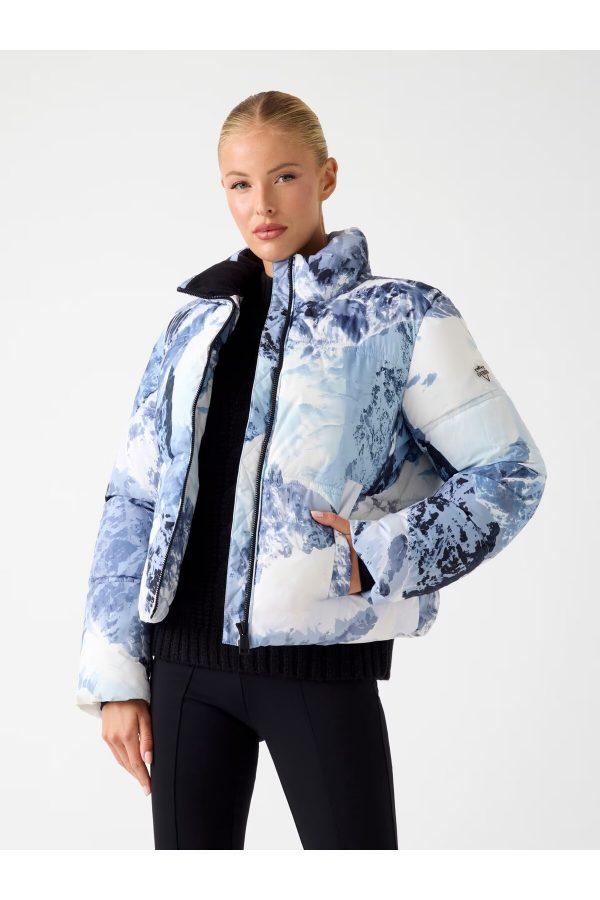 Guess Crop şişme kayak Mont W5BL92W3282