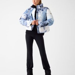 Guess Crop şişme kayak Mont W5BL92W3282 - MAVİ