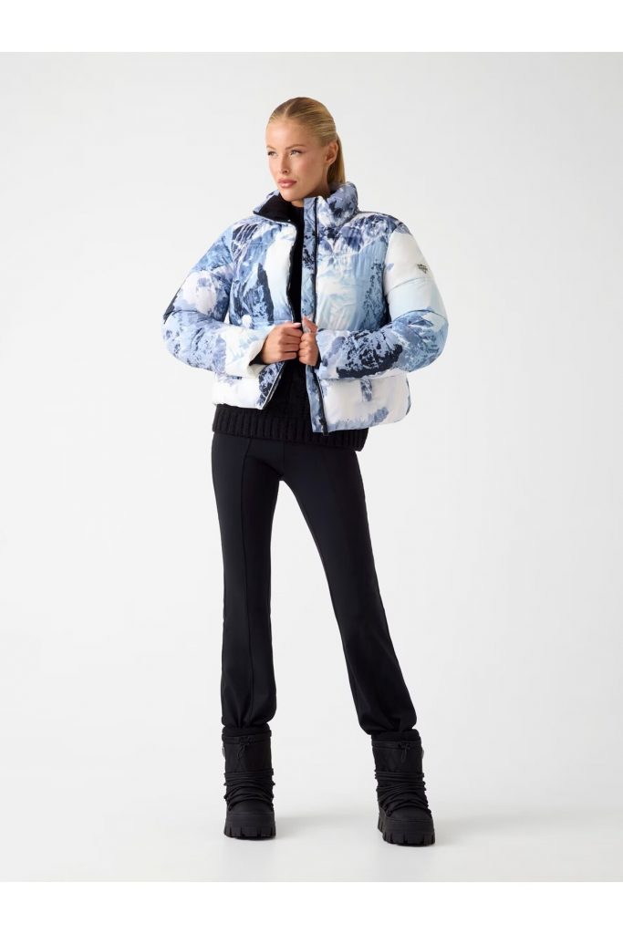 Guess Crop şişme kayak Mont W5BL92W3282 - MAVİ