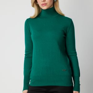 ON TRİKO Balıkçı Yaka Triko Kazak 63503-26K - ZÜMRÜT