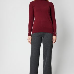 ON TRİKO Balıkçı Yaka Triko Kazak 63503-26K - bordo