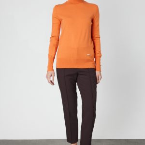 ON TRİKO Balıkçı Yaka Triko Kazak 63503-26K - oranj