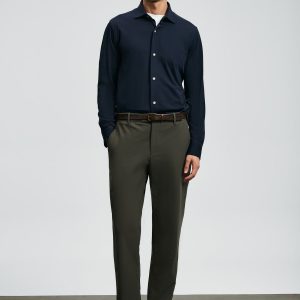 Lufian Carl Erkek Basic Gömlek Regular Fit 112010668-26k - Lacivert