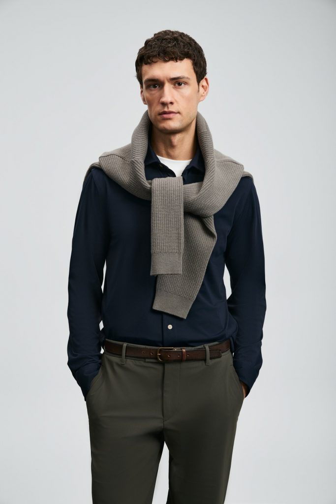 Lufian Carl Erkek Basic Gömlek Regular Fit 112010668-26k - Lacivert