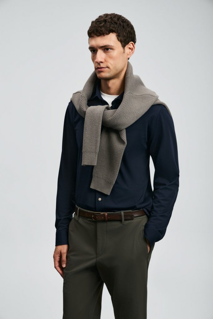 Lufian Carl Erkek Basic Gömlek Regular Fit 112010668-26k - Lacivert