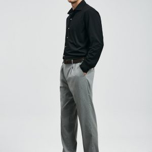 Lufian Carl Erkek Basic Gömlek Regular Fit 112010668-26k - Siyah