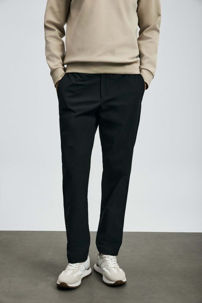 Lufian  Daren Smart Erkek Chino Pantolon Slim Fit Erkek Pantolon HAKİ - Siyah