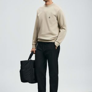 Lufian  Daren Smart Erkek Chino Pantolon Slim Fit Erkek Pantolon HAKİ - Siyah