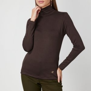 ON TRİKO Balıkçı Yaka Basic Bluz 61433-26k - kahve