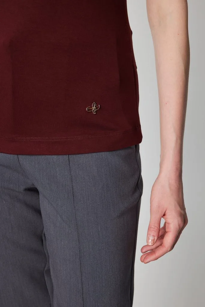 ON TRİKO Dik Yaka Kolsuz Basic Bluz 61432-26k