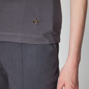 ON TRİKO Dik Yaka Kolsuz Basic Bluz 61432-26k - ANTRASİT