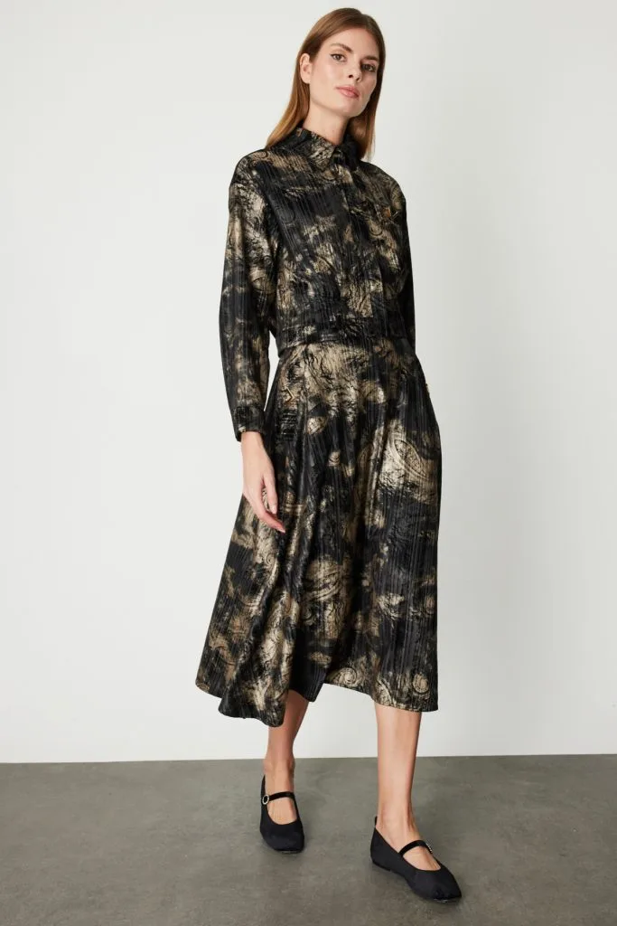 ON TRİKO Desenli Midi Boy Etek 66537-26k