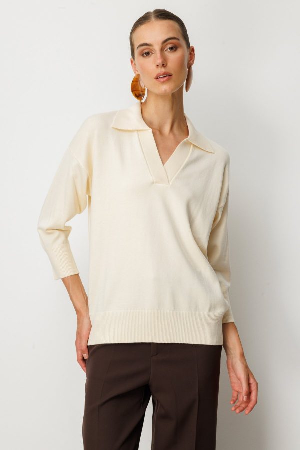 ON TRİKO Truvakar Kol Triko Kazak 65301-26k