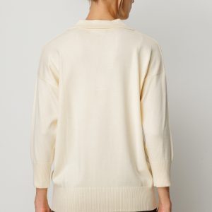 ON TRİKO Truvakar Kol Triko Kazak 65301-26k - KREM