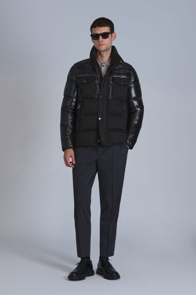 LUFİAN Genıus Kaz Tüyü Erkek Mont 112120224 - Siyah