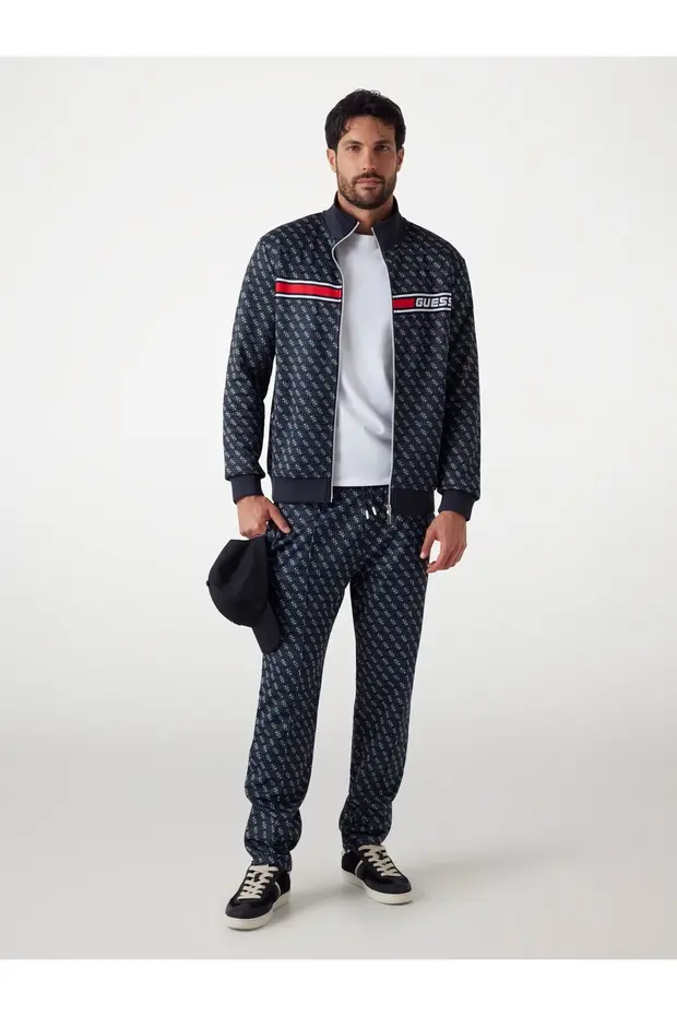 GUESS Her yerinde logo bulunan jogger pantolon Z2BB05FL04Q-26k - Siyah