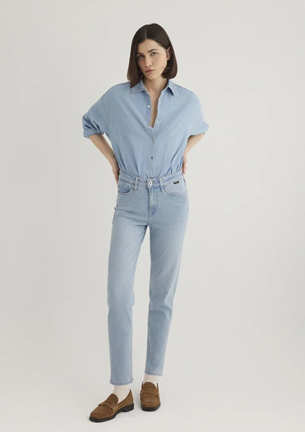 MAVİ Cindy Gold Shape Açık Mavi Jean Pantolon 87925