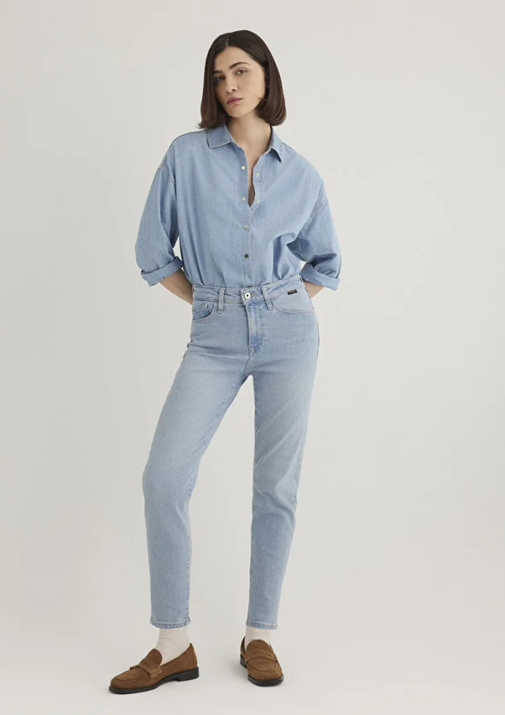 MAVİ Cindy Gold Shape Açık Mavi Jean Pantolon 87925 - A.MAVİ