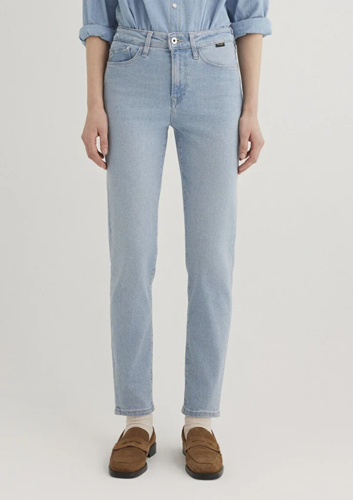 MAVİ Cindy Gold Shape Açık Mavi Jean Pantolon 87925 - A.MAVİ