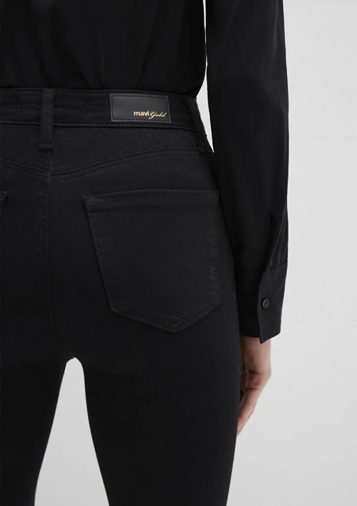 MAVİ Serenay Gold Shape Siyah Jean Pantolon 82211
