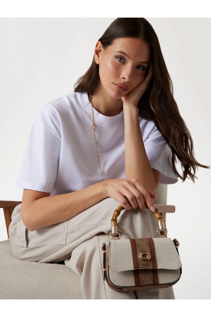 Guess Kerima 4G Logolu Mini El Çantası HWAG9337780-25