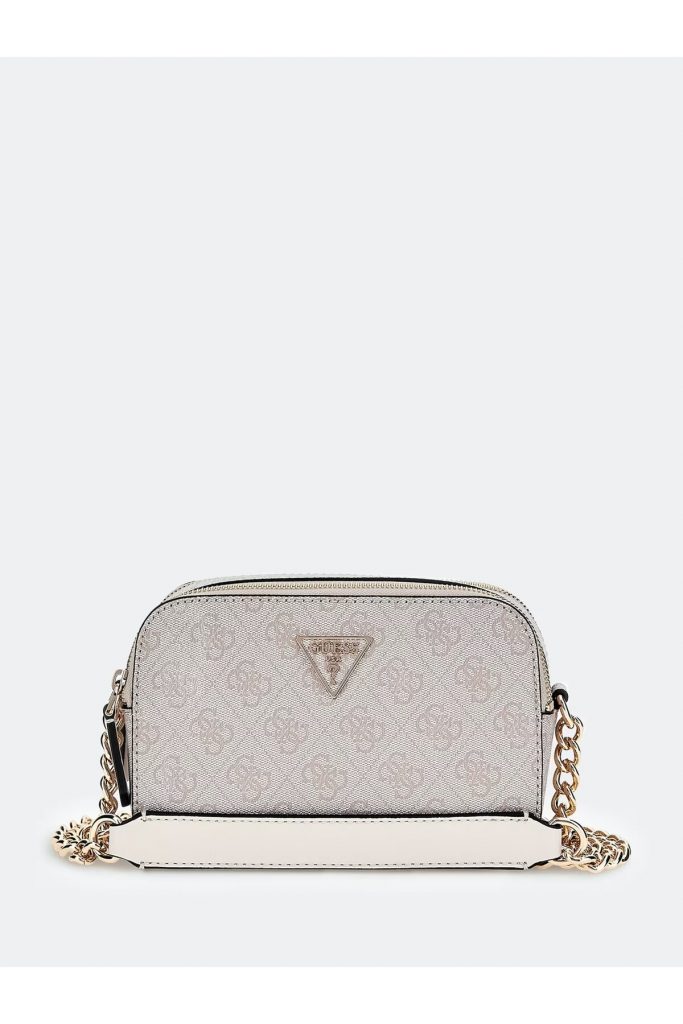 Guess 4G Logolu Noelle Çapraz Mini Çanta HWBD7879140-25 - KREM