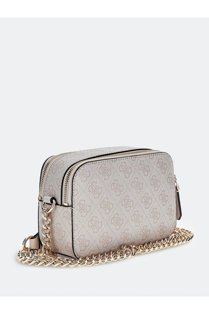 Guess 4G Logolu Noelle Çapraz Mini Çanta HWBD7879140-25 - KREM