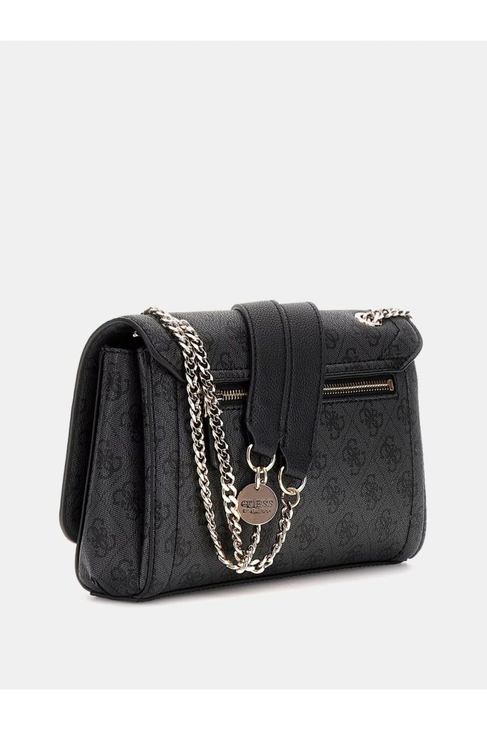 Guess 4G Logolu Noelle Çapraz Çanta HWBG7879210-25 - ANTRASİT