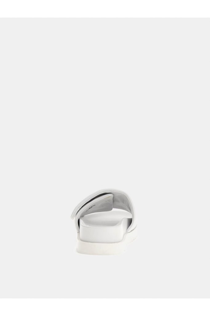 Guess Fabio 4G ve Peony Logolu Sandalet FLJFA2ELE19-25 - Beyaz