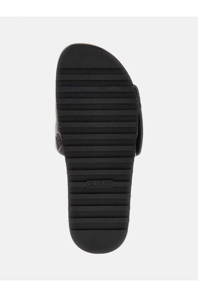 Guess Fabio 4G ve Peony Logolu Sandalet FLJFA2ELE19-25 - Siyah