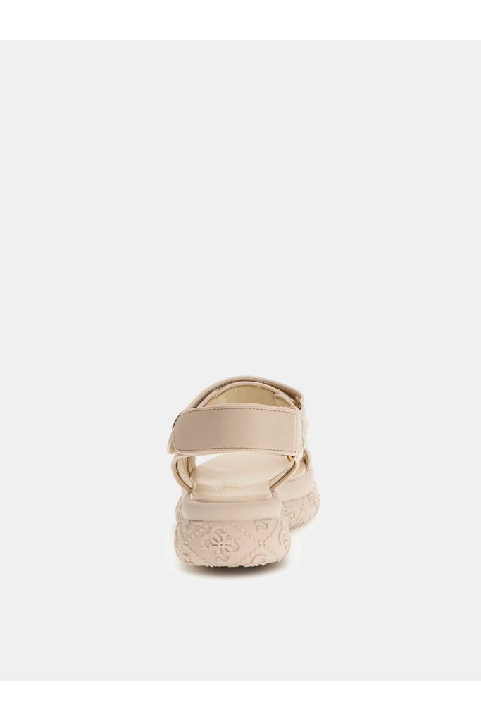Guess Lanara 4G Logolu Sandalet FLJLANELE03-25 - EKRU