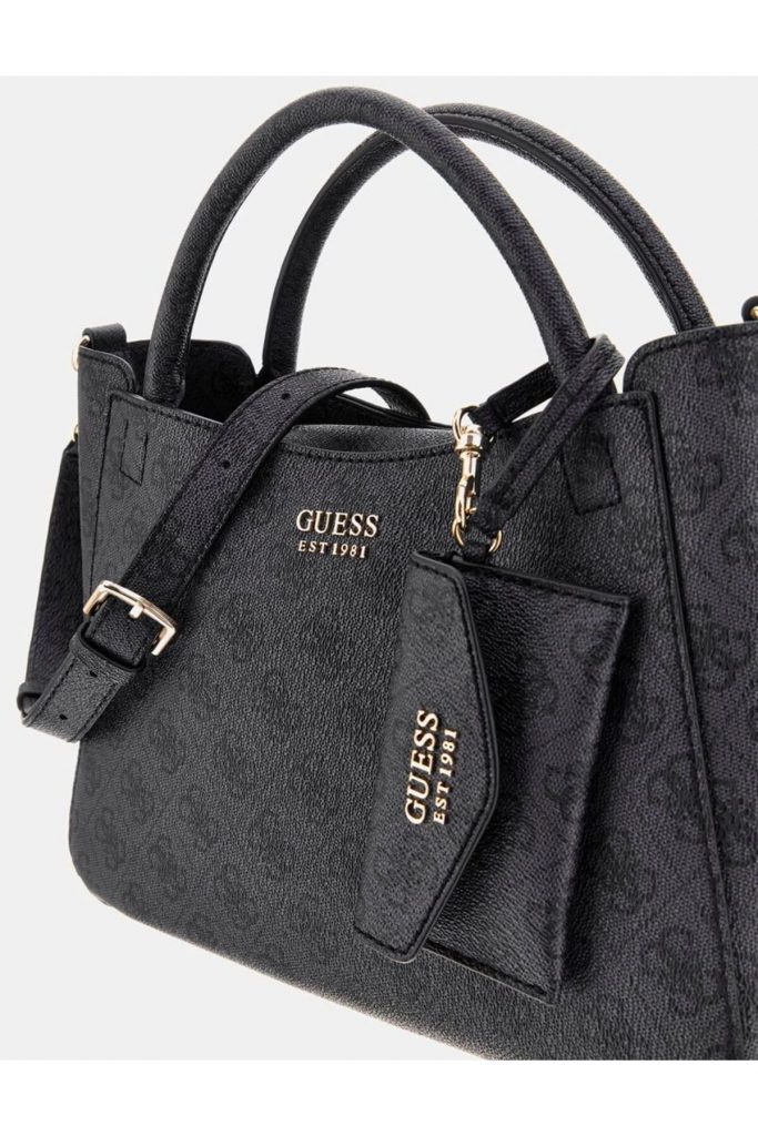 Guess Brenton Çantası Latte Logosu HWLG9648050 - ANTRASİT