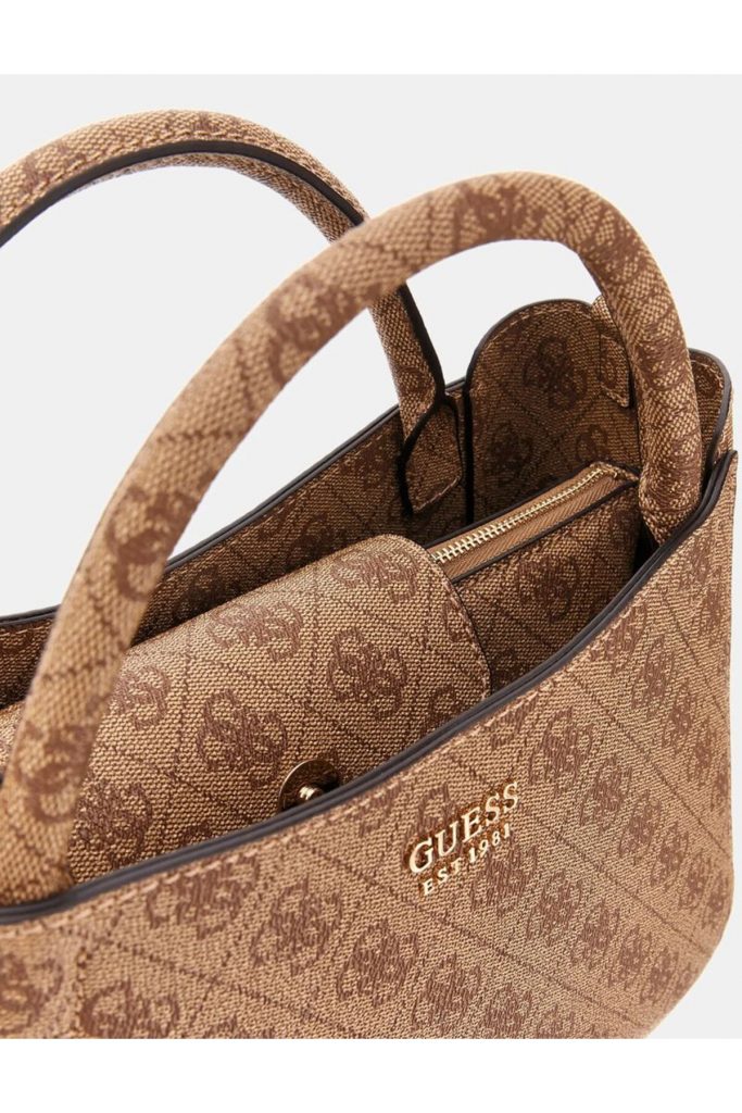 Guess Brenton Çantası Latte Logosu HWLG9648050 - Latte