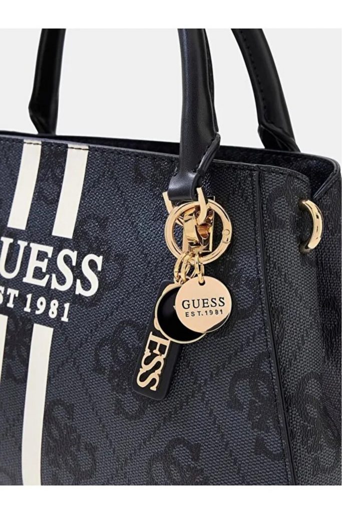 Guess Logo Baskılı Noelle Çapraz Askılı Çanta Hwos9672210 - ANTRASİT