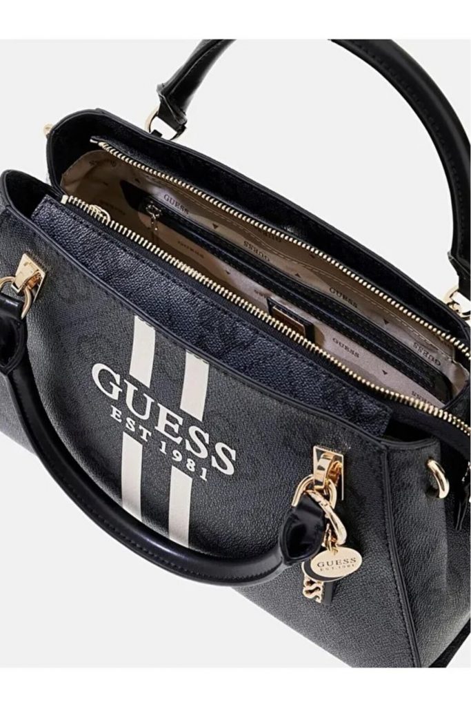 Guess Logo Baskılı Noelle Çapraz Askılı Çanta Hwos9672210 - ANTRASİT