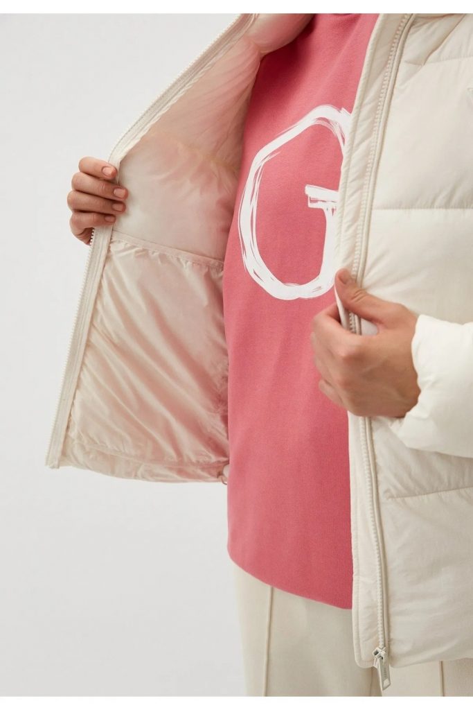 Guess New Claudia Kadın Aktif Mont V4YL03WFUD0-24K - Beyaz