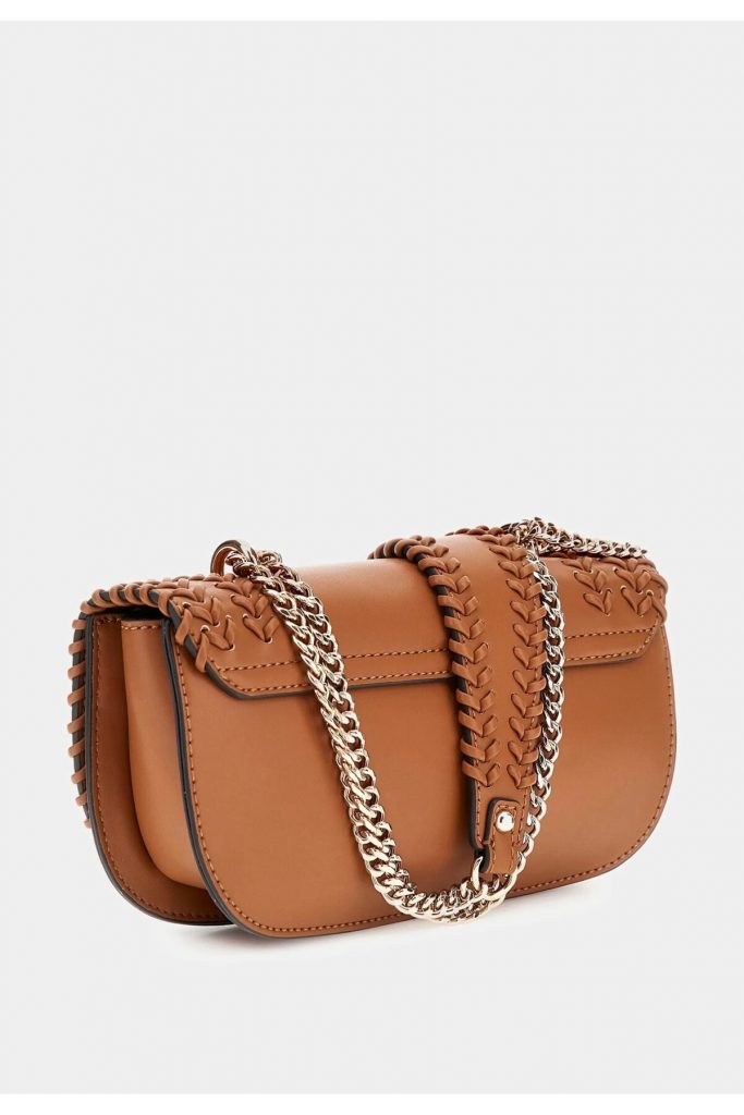 Guess Tatum Siyah Kadın Çapraz Askılı Çanta HWNG9667210 - karamel