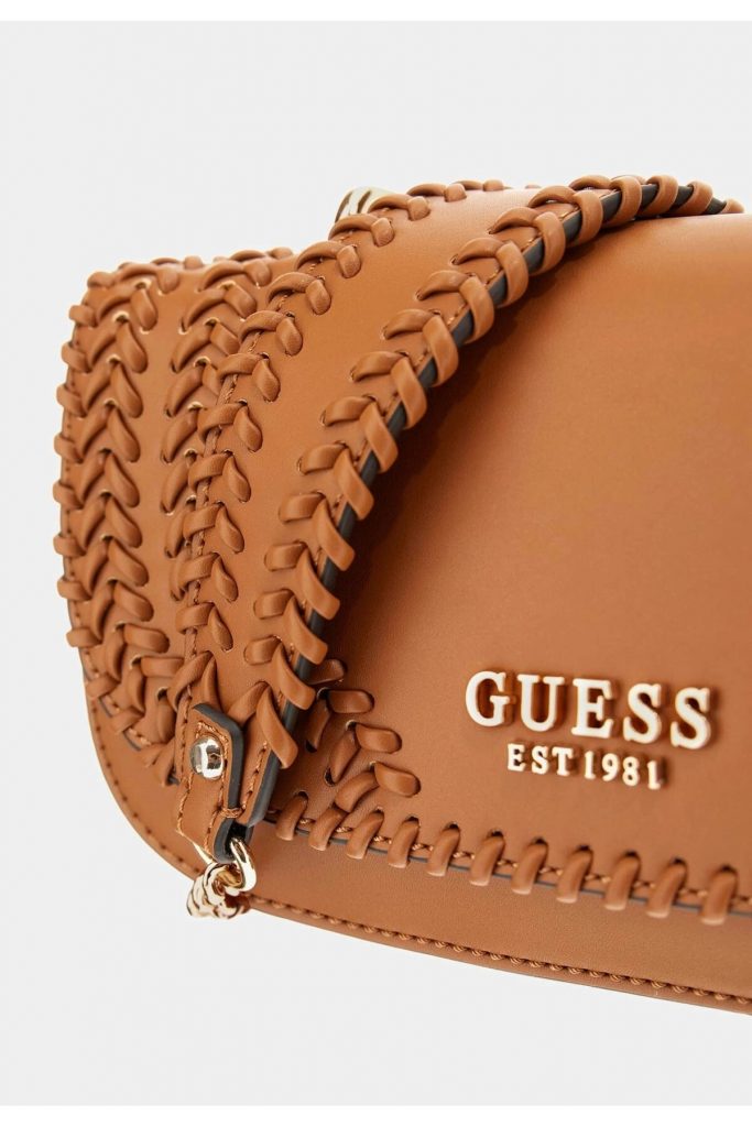 Guess Tatum Siyah Kadın Çapraz Askılı Çanta HWNG9667210 - karamel