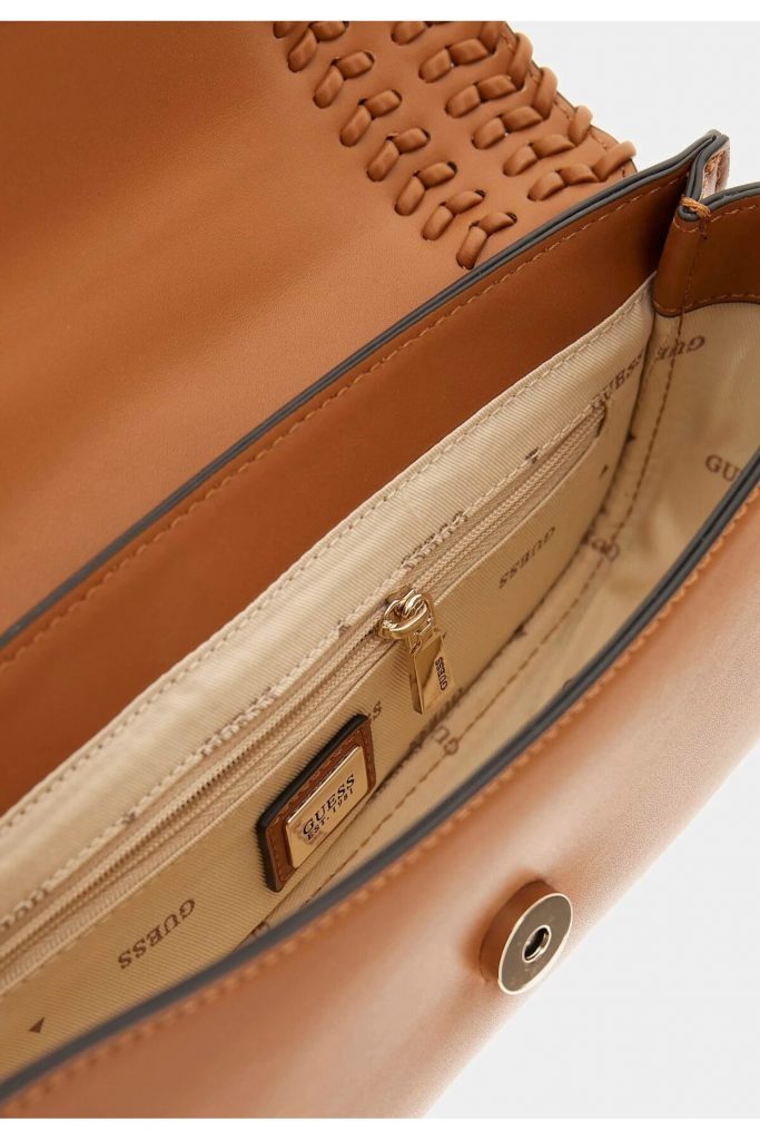 Guess Tatum Siyah Kadın Çapraz Askılı Çanta HWNG9667210 - karamel