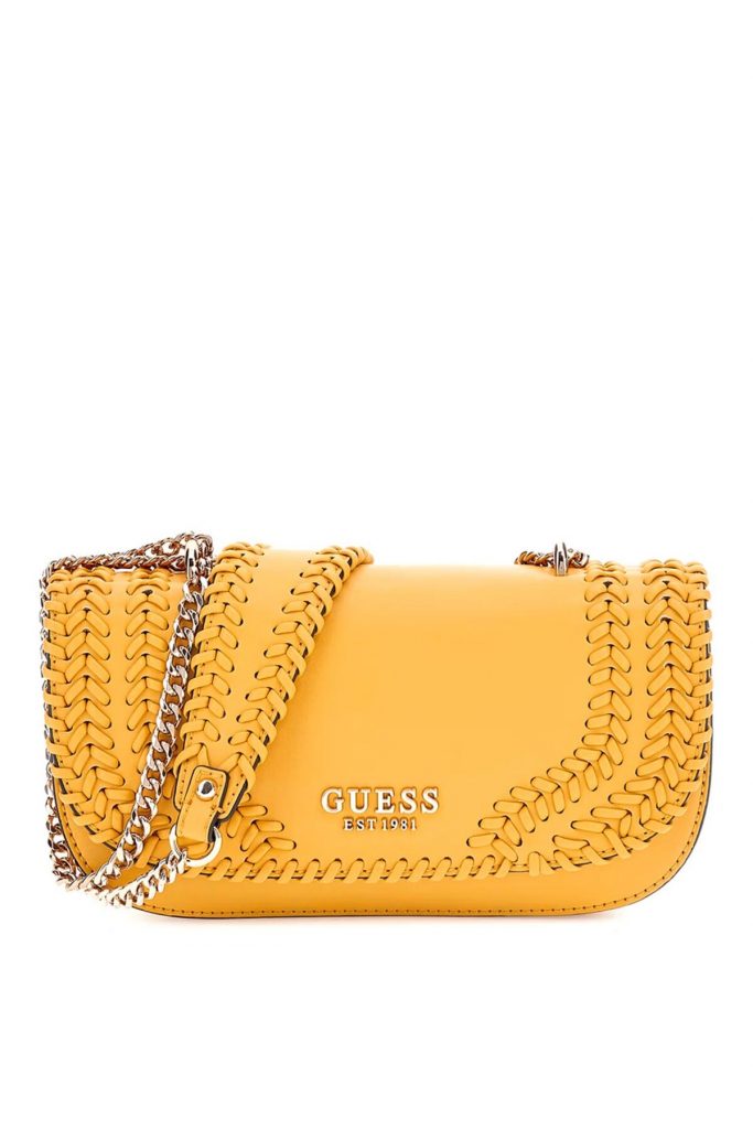 Guess Tatum Siyah Kadın Çapraz Askılı Çanta HWNG9667210 - gold