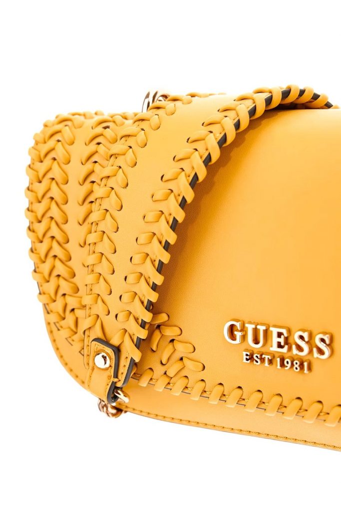 Guess Tatum Siyah Kadın Çapraz Askılı Çanta HWNG9667210 - gold