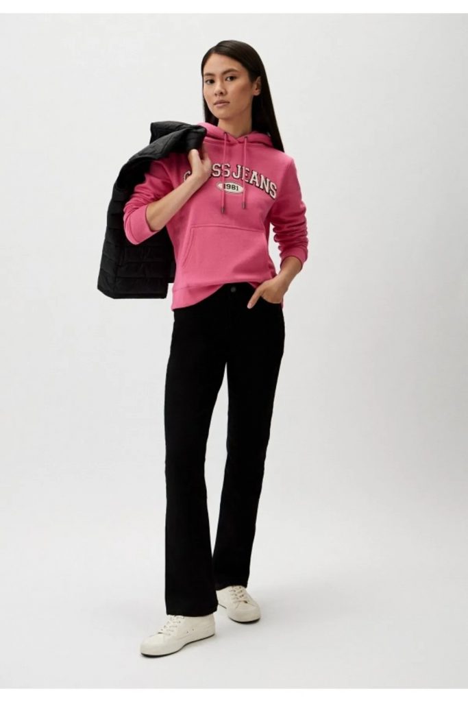 Guess Kadın Sweatshirt  W4YQ09KC811-24K - pembe