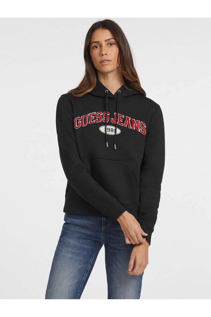 Guess Kadın Sweatshirt  W4YQ09KC811-24K - Siyah