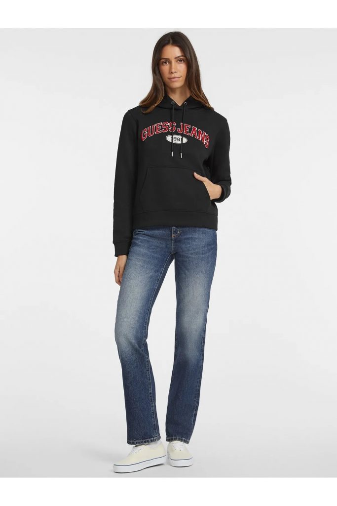 Guess Kadın Sweatshirt  W4YQ09KC811-24K - Siyah