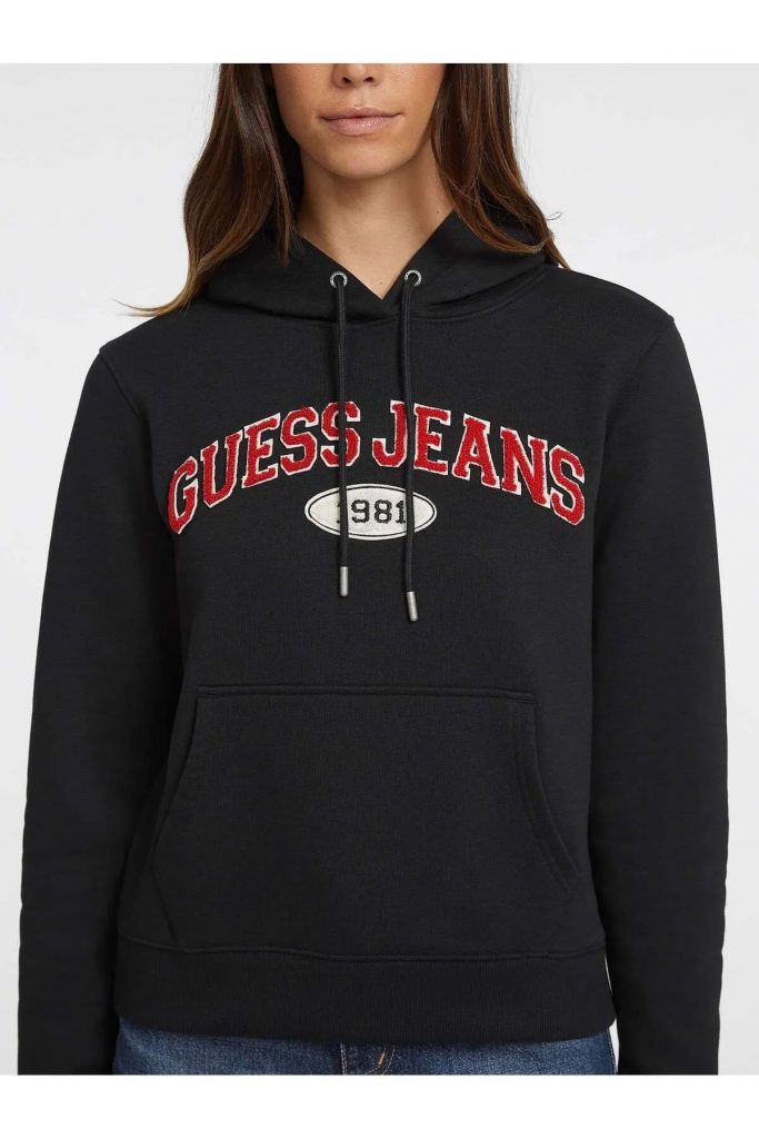 Guess Kadın Sweatshirt  W4YQ09KC811-24K - Siyah