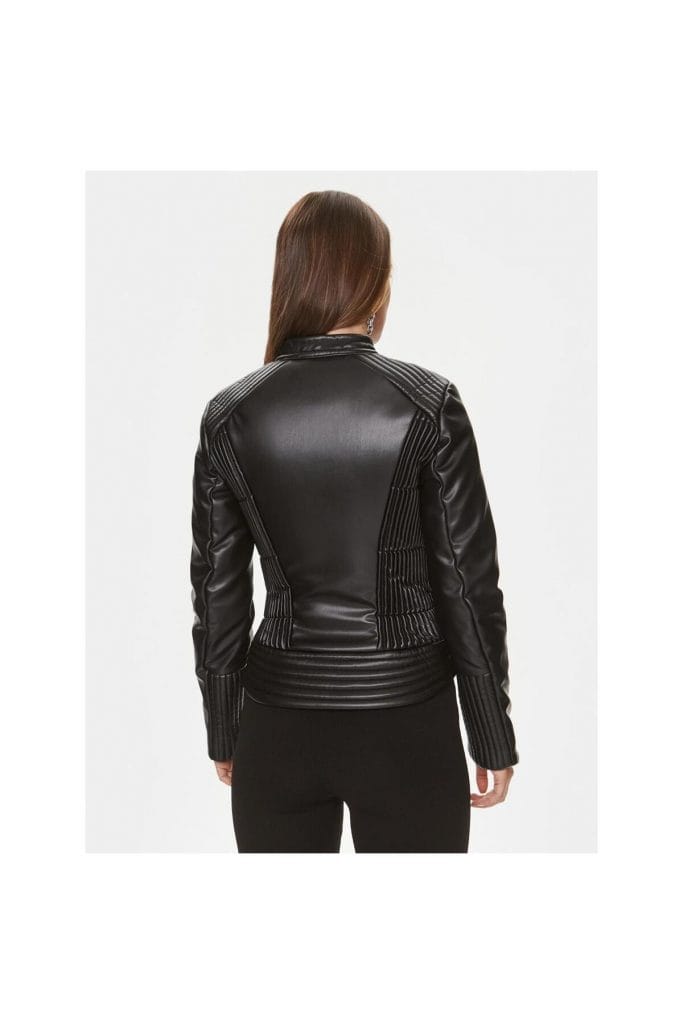 Guess Lea Corset Pu Jacket Kadın Mont W4RL12WFWT0-24K