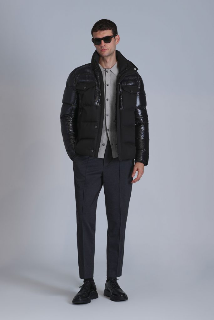 LUFİAN Genıus Kaz Tüyü Erkek Mont 112120224 - Siyah