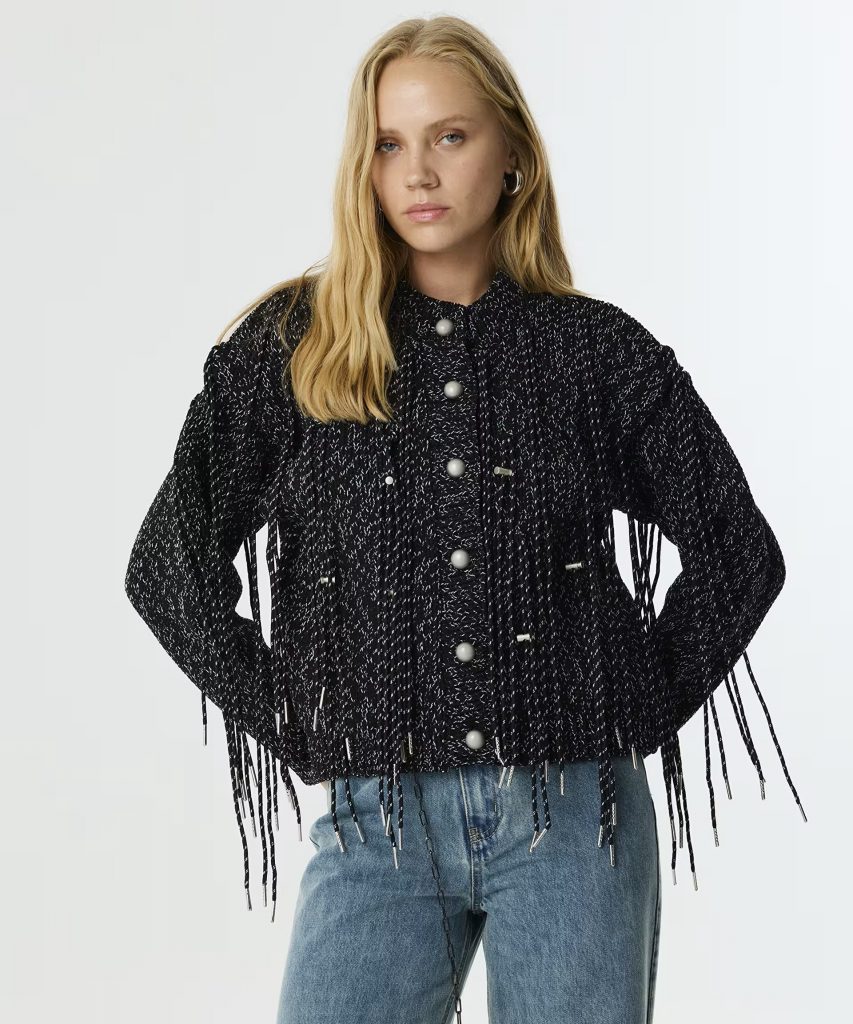 TWSIT Kordon Püsküllü Ceket TW6250005066 - Lacivert