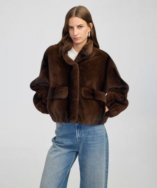 İPEKYOL Dik yakalı suni kürk IW6250012211