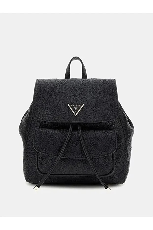 GUESS Kendinden Logolu Sırt Çantası HWPG9349310 - Siyah
